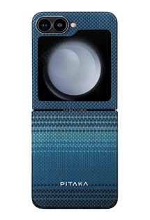 Pitaka MagEZ 5 aramidov� kryt s podporou MagSafe pro Samsung Galaxy Z Flip7 FE / Flip6 modr�