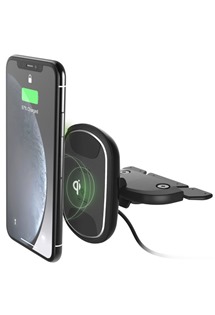 iOttie iTap Wireless 2 Fast Charging Magnetic CD držák do auta s bezdrátovým nabíjením černý