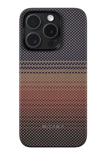 Pitaka MagEZ 5 aramidov kryt s podporou MagSafe pro Apple iPhone 15 Pro Sunset