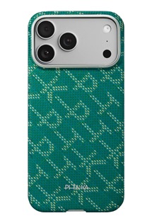 Pitaka Edge Case PTK Leaping aramidov kryt s podporou MagSafe pro Apple iPhone 17 Pro Max zelen/zlat