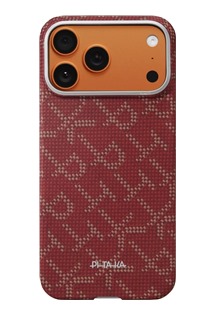 Pitaka Edge Case PTK Leaping aramidov kryt s podporou MagSafe pro Apple iPhone 17 Pro erven/zlat