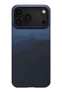 Pitaka Ultra-Slim Case PitaTap aramidov kryt s krytkou tlatka Camera Control a MagSafe pro Apple iPhone 17 Pro modr / tmav modr