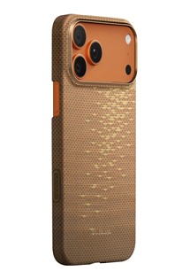 Pitaka Ultra-Slim Case PitaTap aramidov kryt s krytkou tlatka Camera Control a MagSafe pro Apple iPhone 17 Pro Max zlat