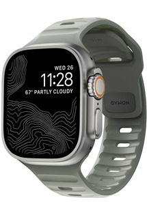 Nomad Sport Strap emnek pro Apple Watch Ultra 42 / 44  / 45 / 49mm M / L zelen