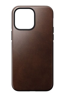 Nomad Modern Leather MagSafe zadní kryt pro Apple iPhone 14 Pro Max hnědý
