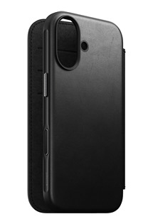 Nomad Modern Leather Folio ko�en� flipov� pouzdro pro Apple iPhone 17 �ern�