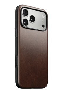 Nomad Modern Leather koen zadn kryt pro Apple iPhone 17 Pro Max rustikln hnd