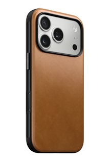 Nomad Modern Leather koen zadn kryt pro Apple iPhone 17 Pro svtle hnd