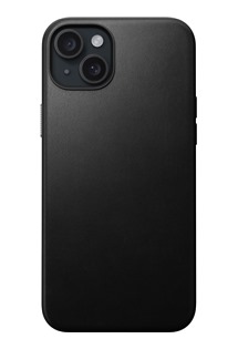 Nomad Modern Leather kožený zadní kryt pro Apple iPhone 15 Plus černý