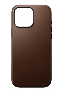 Nomad Modern Leather ko�en� zadn� kryt pro Apple iPhone 16 Pro Max tmav� hn�d� - z�novn�