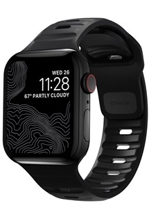 Nomad Sport Strap silikonov emnek pro Apple Watch 42 / 44 / 45 / 49mm ern