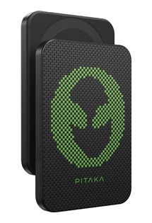 Pitaka Qi2 magnetick powerbanka 15W 5000mAh s bezdrtovm nabjenm ern / zelen