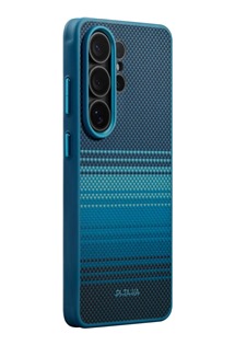 Pitaka Cairn odoln� aramidov� kryt s NFC tla��tky a podporou MagSafe pro Samsung Galaxy S26 Ultra modr�