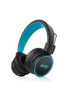 Niceboy HIVE 2 Joy 2021 bezdrátová sluchátka přes hlavu černo-modrá