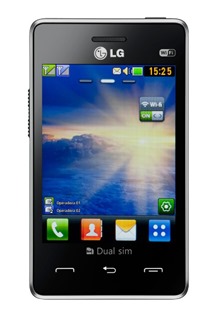 LG T375 Dual-SIM Black