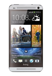 HTC One M7 Silver Dual-SIM