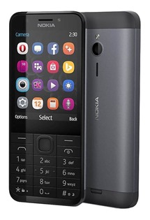 Nokia 230 Dual SIM Dark Silver - z�novn�