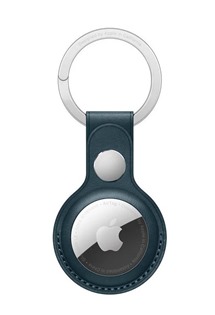 Apple AirTag Leather Key Ring kožená klíčenka modrá (MHJ23ZM/A)