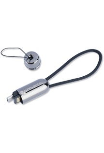 4smarts Mini Cable Capsule přívěšek s USB / USB-C kabelem černý