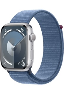 Apple Watch Series 9 45mm Silver / Winter Blue Loop