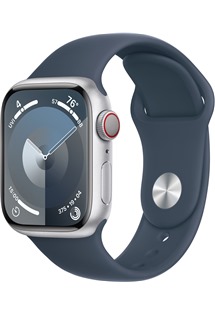 Apple Watch Series9 Cellular 41mm Silver / Storm Blue S / M