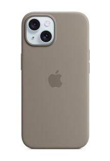 Apple silikonový zadní kryt s podporou MagSafe pro Apple iPhone 15 jílově šedý