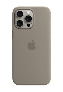 Apple silikonový zadní kryt s podporou MagSafe pro Apple iPhone 15 Pro Max jílově šedý