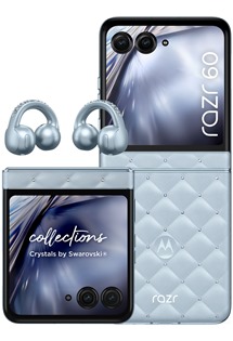 Motorola Razr 60 8GB / 256GB PANTONE Ice Melt Crystal by Swarovski + sluchtka Moto Buds Loop