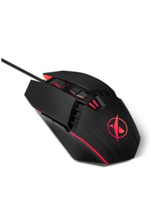 Niceboy ORYX M200 herní myš černo-červená