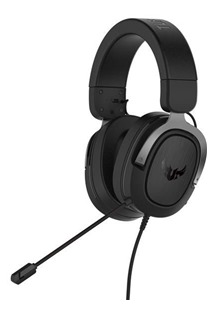 ASUS TUF Gaming H3 drátová herní sluchátka přes hlavu černá / šedá - PROMO