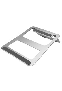 FIXED Frame BOOK hliníkový stojánek na stůl pro notebooky 13-15.6 stříbrný