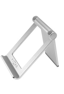 FIXED Frame TAB hliníkový stojánek na stůl pro mobilní telefony a tablety stříbrný