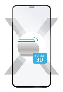 FIXED 3D Full-Cover tvrzené sklo pro Apple iPhone 11 / XR Full Frame černé