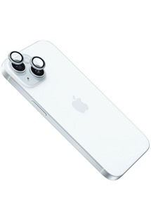 FIXED Camera Glass ochranná skla čoček fotoaparátů pro Apple iPhone 15 / 15 Plus světle modrá