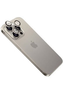FIXED Camera Glass ochranná skla čoček fotoaparátů pro Apple iPhone 15 Pro / 15 Pro Max titanová