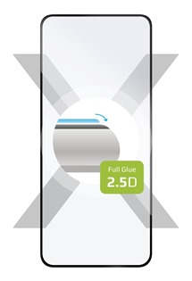 FIXED Full-Cover tvrzen sklo pro vivo Y01 Full-Frame ern