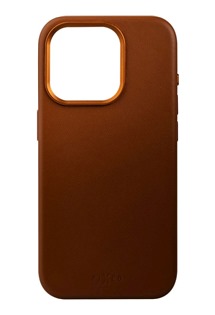FIXED MagLeather kožený zadní kryt s podporou Magsafe pro Apple iPhone 15 Plus hnědý