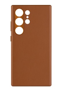FIXED MagLeather kožený zadní kryt s podporou Magsafe pro Samsung Galaxy S24 Ultra hnědý