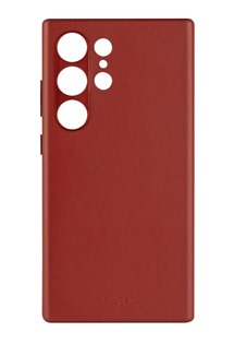 FIXED MagLeather kožený zadní kryt s podporou Magsafe pro Samsung Galaxy S24 Ultra červený