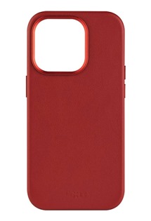 FIXED MagLeather zadní kryt s podporou MagSafe pro Apple iPhone 14 Pro červený