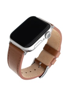 FIXED Leather Strap kožený řemínek pro Apple Watch 42 / 44 / 45 / 49mm hnědý