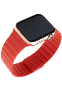 FIXED Silicone Strap silikonový řemínek pro Apple Watch 42 / 44 / 45 / 49mm červený