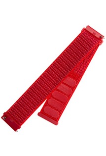 FIXED Nylon Strap nylonový řemínek 20mm Quick Release pro smartwatch červený