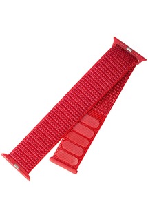 FIXED nylonový řemínek pro Apple Watch 38/40/41mm červený