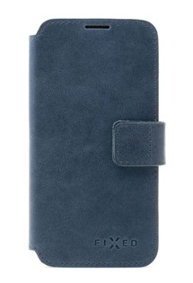 FIXED ProFit kožené flipové pouzdro pro Apple iPhone 14 Plus modré