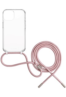 FIXED Pure Neck zadní kryt se šňůrkou na krk pro Samsung Galaxy A54 5G růžový