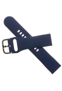 FIXED 20mm silikonový řemínek pro smartwatch modrý