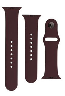 FIXED Set silikonových řemínků pro Apple Watch 38/40/41mm hnědý