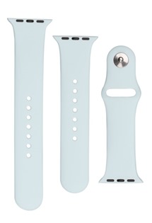 FIXED Set silikonových řemínků pro Apple Watch 38/40/41mm světle tyrkysový