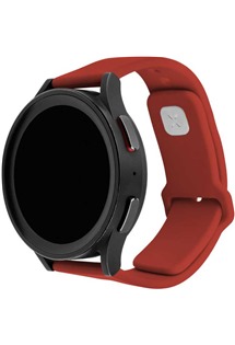 FIXED Silicone Sporty Strap Set silikonovch emnk s Quick Release 20mm pro smartwatch erven